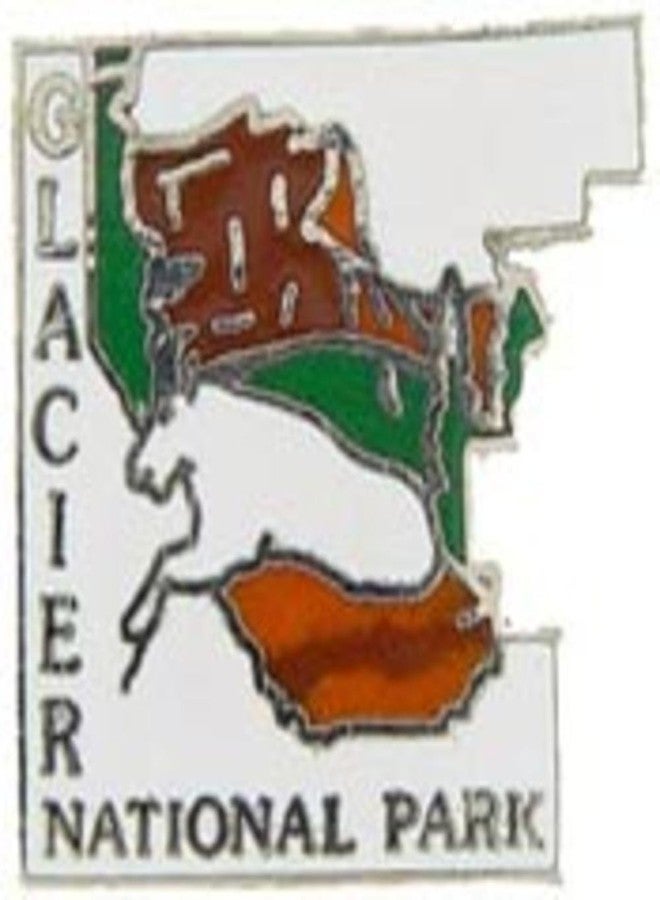 FindingKing Glacier National Park Pin 1"