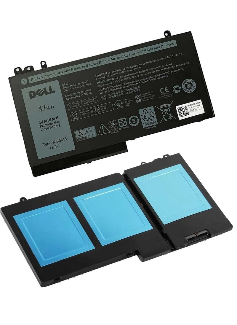 Generic Dell Laptop Battery NGGX5 Compatible with Dell Latitude E5270 Dell Latitude E5470 Dell Latitude E5570 Dell Precision M3510 Notebook Series JY8D6 954DF 0JY8D6 451-BBUN 451-BBUJ RDRH9 11.4V 47Wh 3 Cells  - Image 5