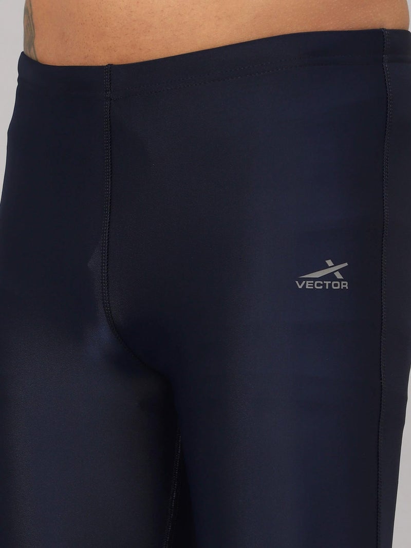 Vector X COMBAT-002 Men's Compression Pant|Legging|Full Length Bottom Tights|Lower For Gym Sports Workout, Running, Swimming, Cycling, Yoga|Base Layer Quick Dry Moisture-Wicking Active Wear (XL) Black - Image 4