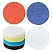 GLSMSLP Buffing Polishing Pads 6 Inch 7Pcs Foam Pad Kit with Hook and Loop for Car Buffer Compound Cutting Sponge and Wool Polishing Pad Set for Automotive Detailing 6 inch - Image 2
