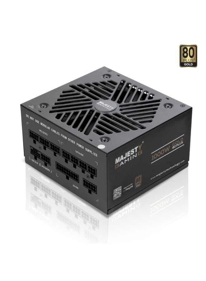 ماجيستي مزود طاقة من ماجيستي باور سبلاي 850 واط ذهبي يدعم RTX 50 معياري بالكامل منخفض الضوضاء - متوافق مع ATX 3.1 وPCIe 5.1 - مكثفات يابانية 105 درجة - كفاءة 80+GOLD - دعم وضع الاستعداد- ضمان 10 سنوات - Image 1