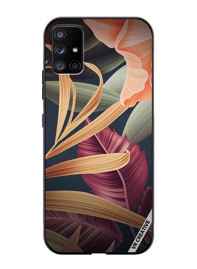 VR CREATIVE Protective Case Cover For Samsung Galaxy A71 5G Leaf 02 Design Multicolour - Image 1