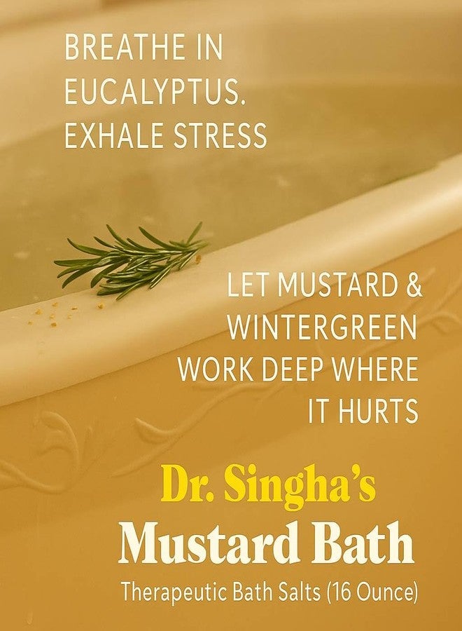 Dr. Singha's Mustard Bath, Therapeutic Bath Salts (16 Ounce) - Image 2
