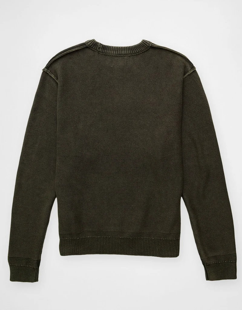 امريكان ايجل كنزة بتصميم معكوس مغسولة