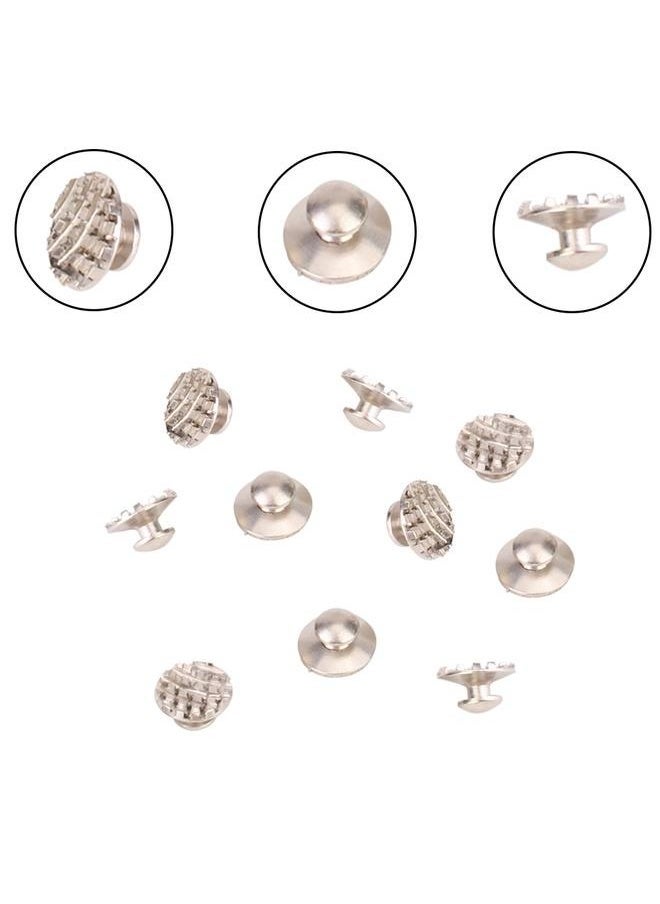 Bukela 10pcs Dental Orthodontic Lingual Buttons Bondable Dental Orthodontic Round Base with Mesh  - Image 4