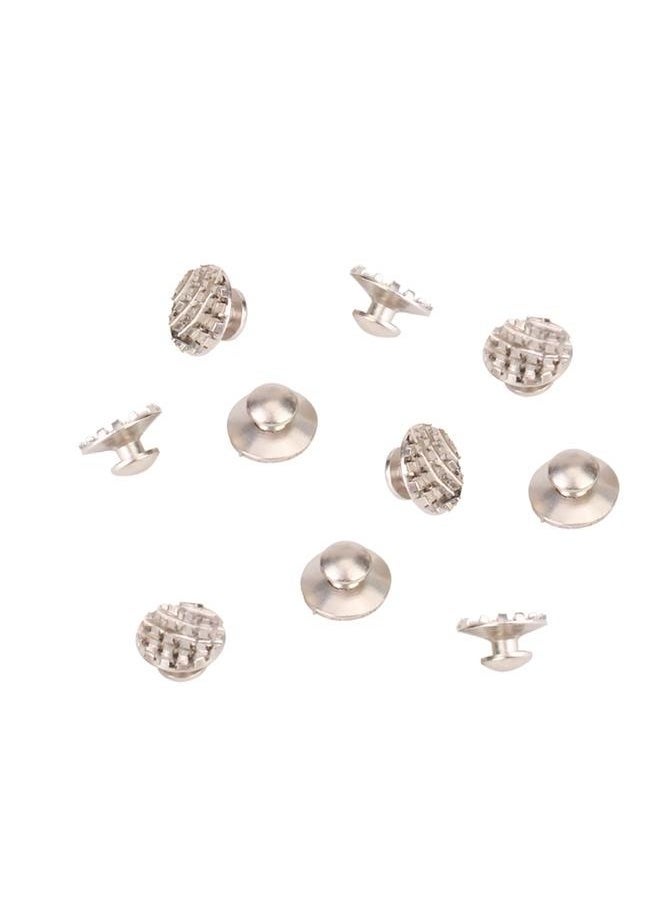 Bukela 10pcs Dental Orthodontic Lingual Buttons Bondable Dental Orthodontic Round Base with Mesh  - Image 1