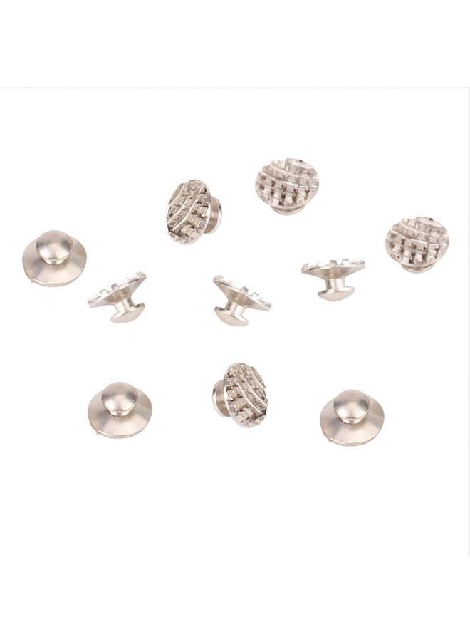 Bukela 10pcs Dental Orthodontic Lingual Buttons Bondable Dental Orthodontic Round Base with Mesh  - Image 3