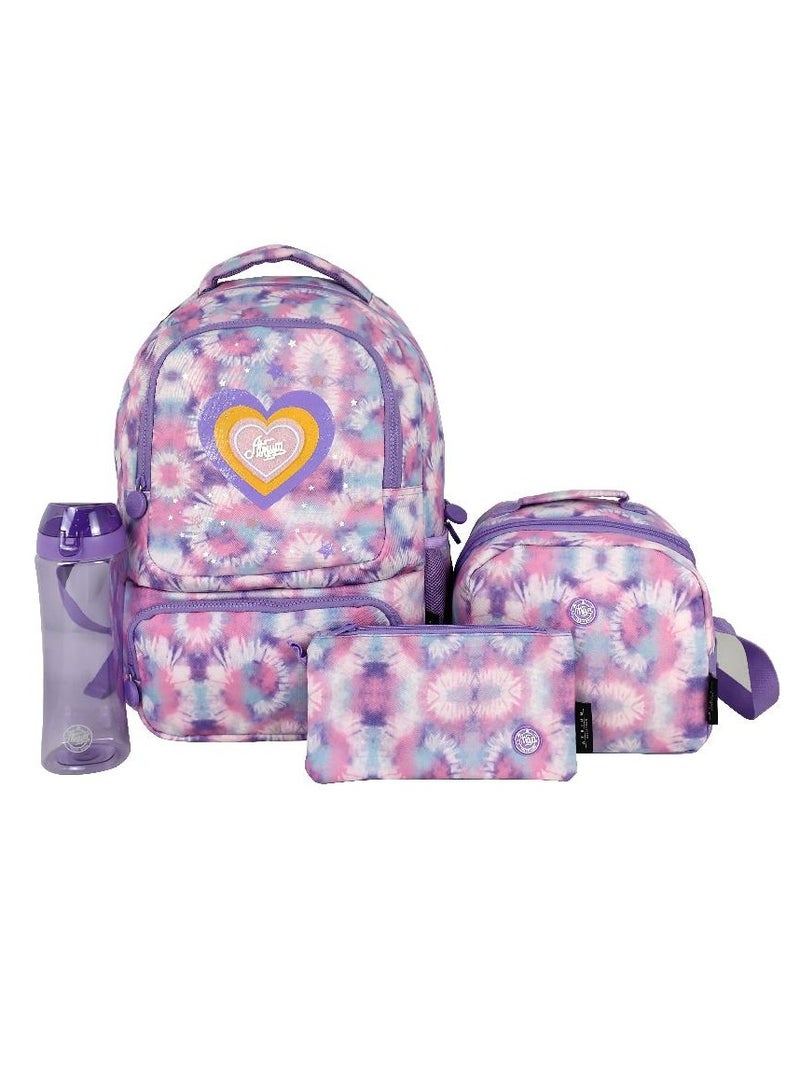 Atrium Classic Hearts 4-in-1 Value Set Backpack with Accessory 