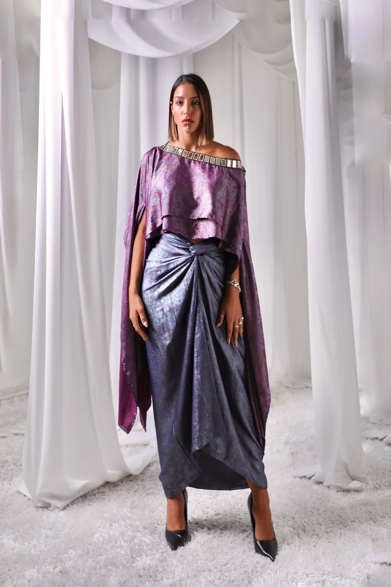 Ecstacy Shimmer Dress set