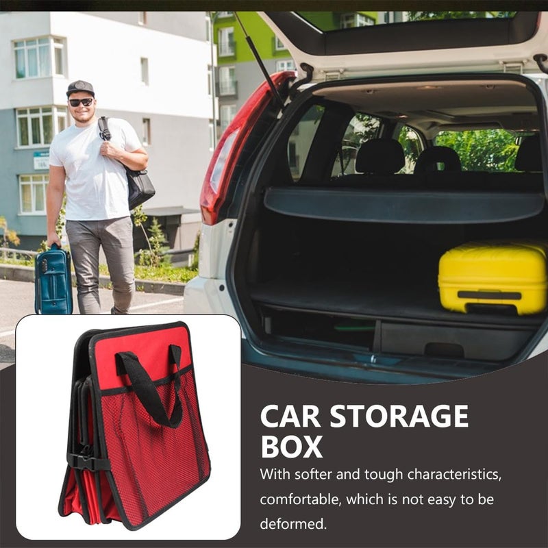 Modern practical shape Car Cargo Trunk Organizer Foldable Storage Container with Mesh Pockets Red Multi-compartment for Truck Vehicle Interior Accessories Durability boost selected material All need matching options Good ventilation Varied size selections Dust tight seal Personal & public compatible All-scene compatible build On-demand local restock Multi-use well-engineered build Local available supply Closed & open space compatible Water rust proof New residential zone delivery Hardened processed substance Climate adapted delivery plan Diverse requirement fit Versatile application KSA market popular practical build Multi-budget available picks Non sticky surface Post-order arranged dispatch Global standard processed material Certified stocked merchandise All user affordable trusted quality - Image 4
