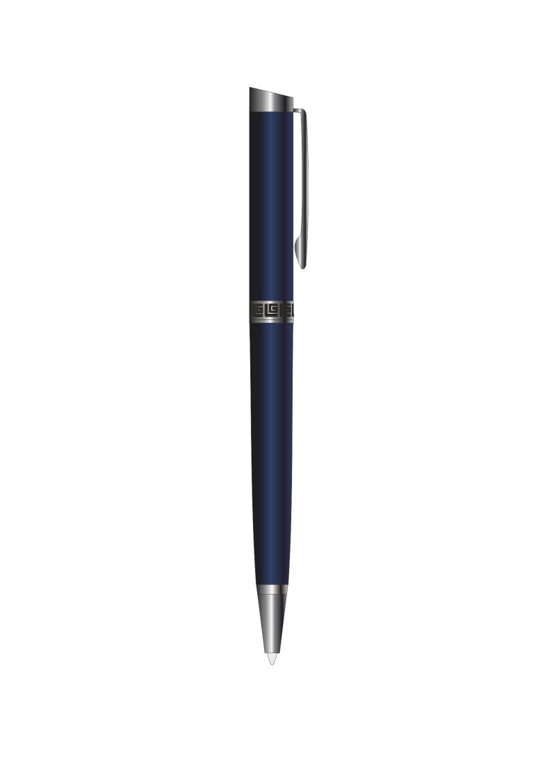 Guy Laroche Romain Black Pen with Stainless Steel Trims - Image 1