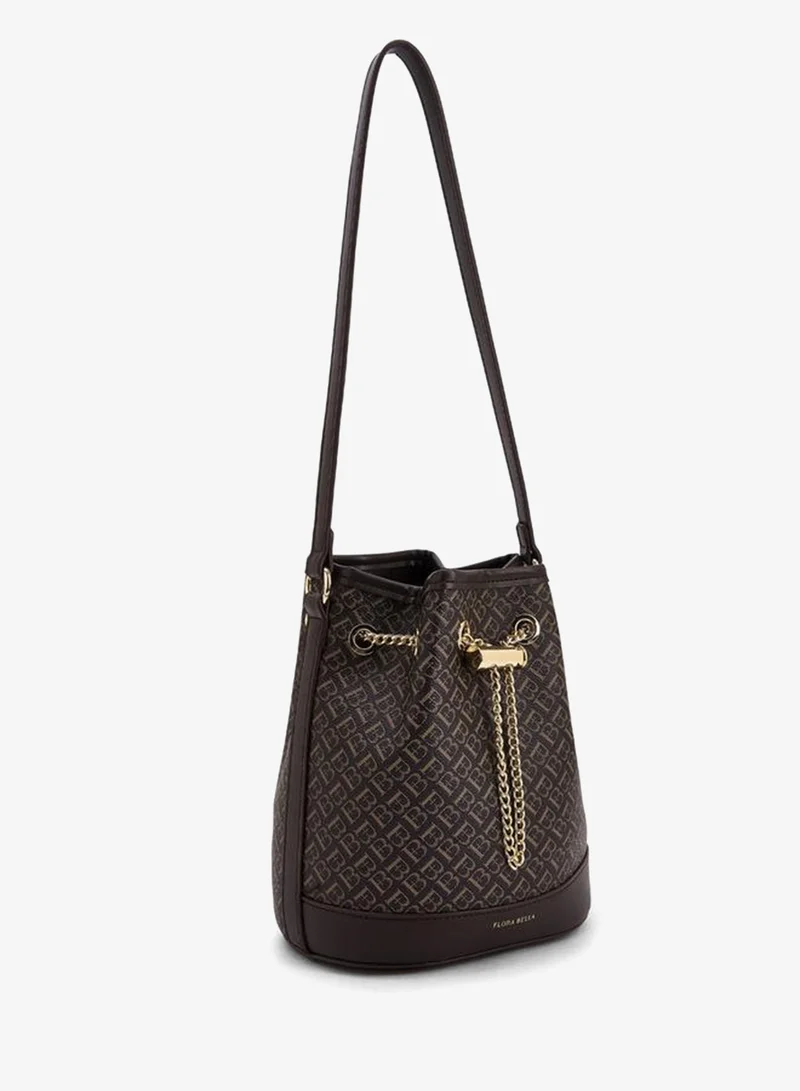 Flora Bella By Shoexpress BROWN FLORA BELLA BAG WITH DETACHABLE SHOULDER STRAP for Women | Best Price UAE