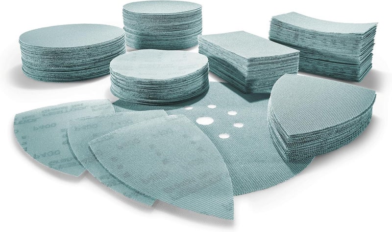 Festool 203293 Granat Net P400 Grit RTS 80x133mm Rectangular Abrasive Sanding Sheets 50Pack - Image 2