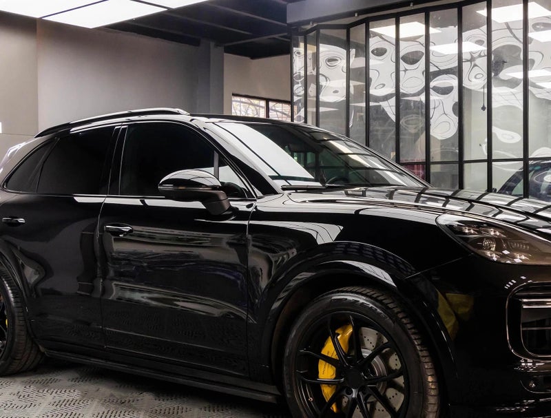 LZLRUN Ultra Gloss Premium Vinyl Car Wrap Film Piano Black (Black, 1.5ft x 5ft) - Image 5