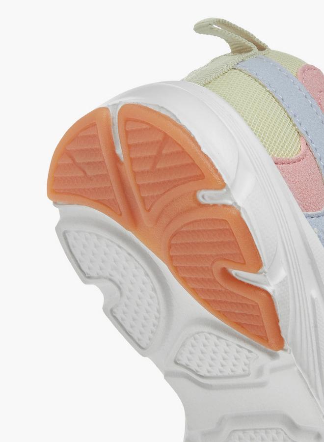 JUNIORS Colourblock Sneakers With Hook And Loop Closure - Image 5