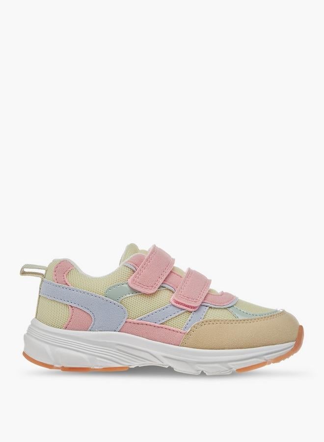 JUNIORS Colourblock Sneakers With Hook And Loop Closure - Image 1