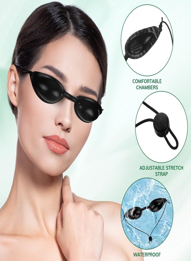 Bunnycool 6 Pcs Dry Eye Sleep mask Hydrating Adjustable with Moisture Reserving Chambers Soothing Sleep mask with Travel case for Dry Eyes Relief - Image 3