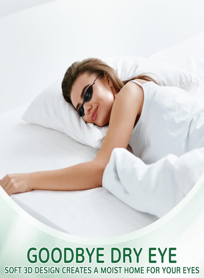 Bunnycool 6 Pcs Dry Eye Sleep mask Hydrating Adjustable with Moisture Reserving Chambers Soothing Sleep mask with Travel case for Dry Eyes Relief - Image 5