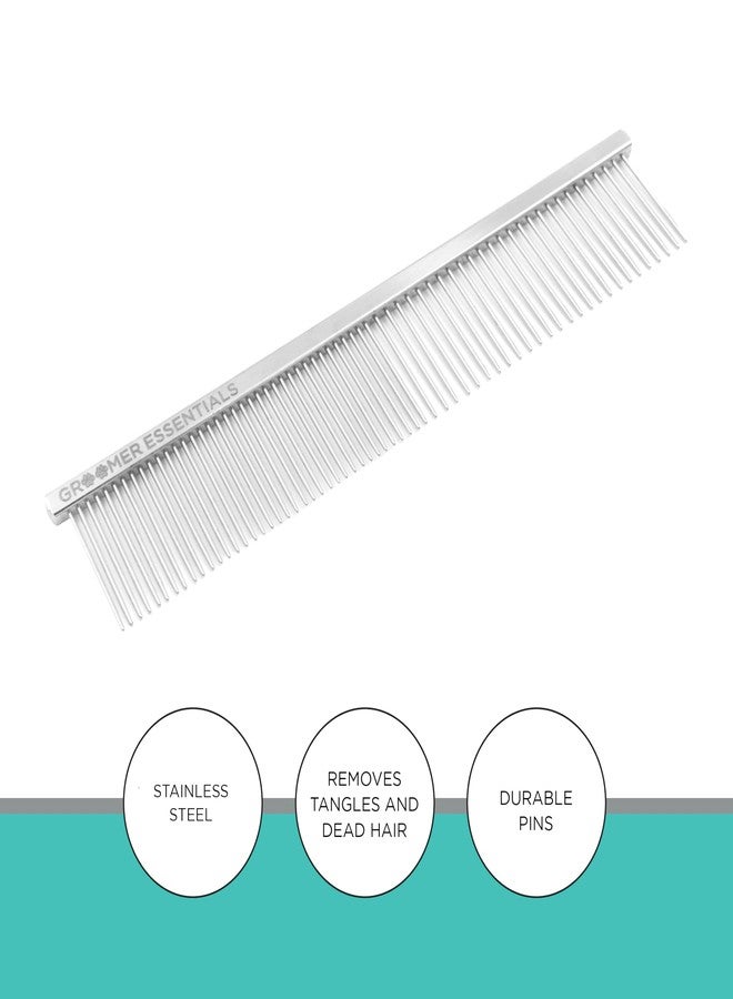 Groomer Essentials 7.5" Medium/Fine Comb - Image 5