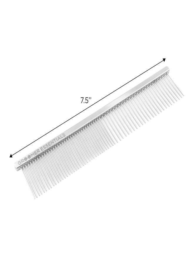 Groomer Essentials 7.5" Medium/Fine Comb - Image 2