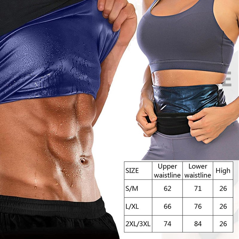 klarako Fitness Heat Trapping Sweat Enhancing Vest, Workout Sau Vest Suit, Compression Waist Slimming Top, Abs Trainer Toner, Body Shaper - Image 5