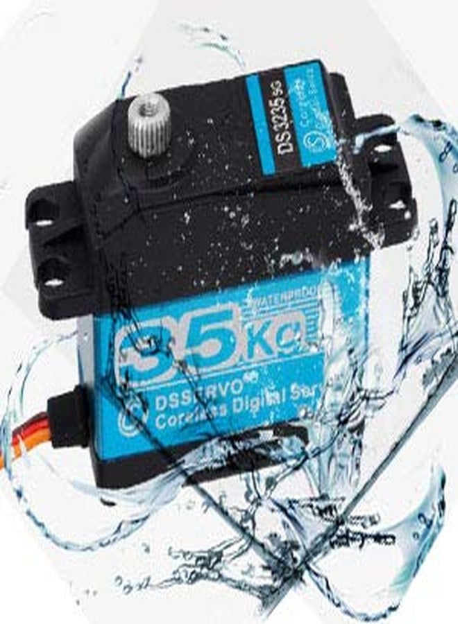 ZOSKAY 35kg high Torque Coreless Motor servo Metal Gear Digital and Stainless Steel Gear servo arduino servo for Robotic DIY,RC car (Control Angle 270°) - Image 4