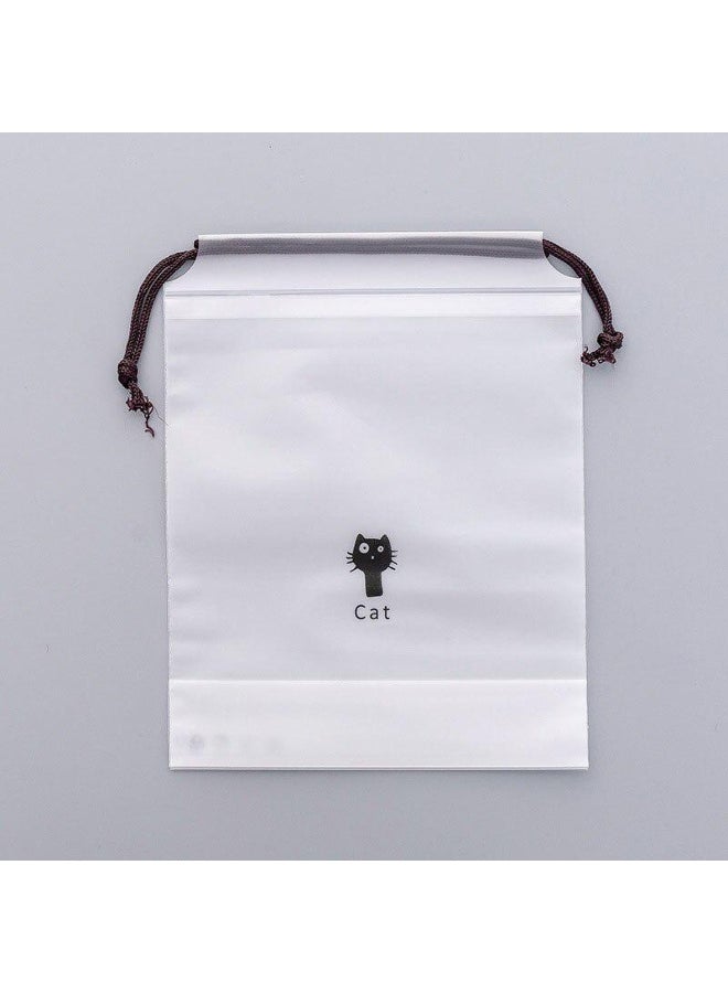 Cartoon Cat Makeup Drawstring Pouch  - Image 1