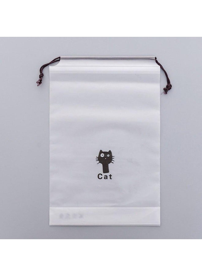 Cartoon Cat Makeup Drawstring Pouch  - Image 2