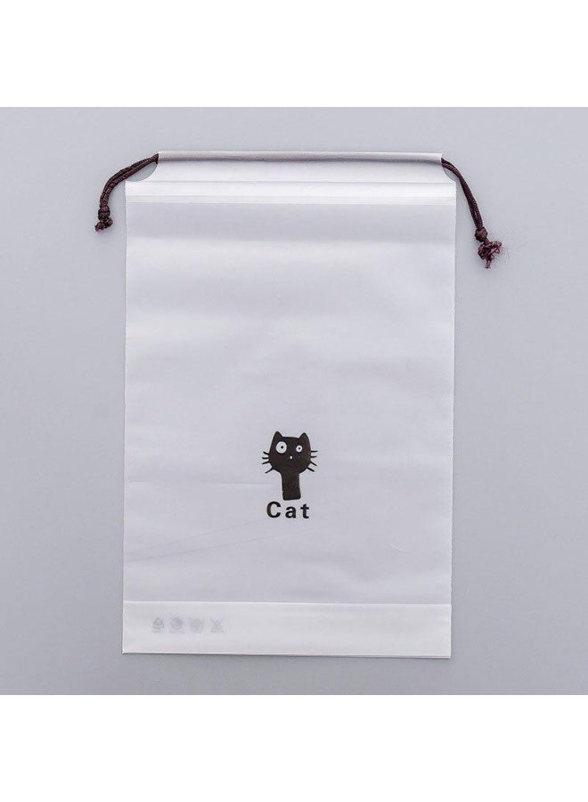 Cartoon Cat Makeup Drawstring Pouch  - Image 3