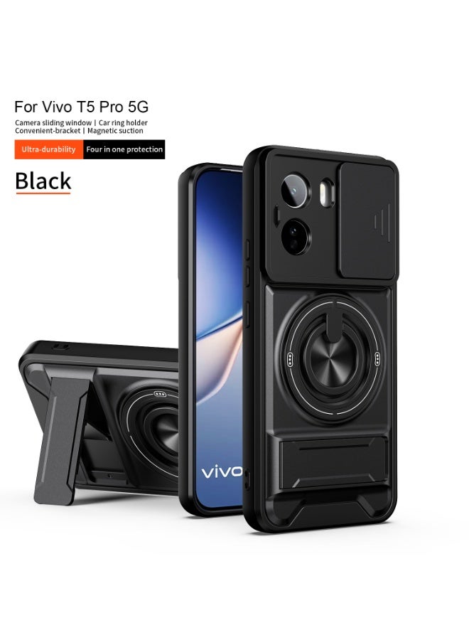 Case For VIVO T5 Pro ， Shockproof Protection Case With Stand - Image 1