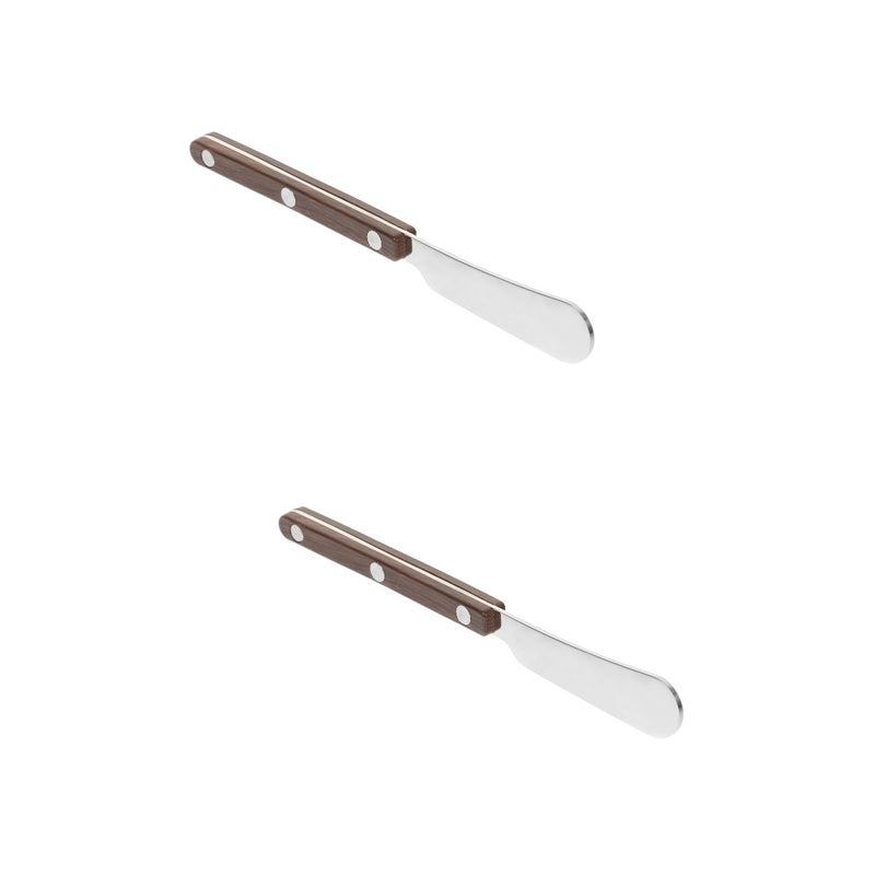 2pcs Stainless Steel Butter Spreader Cheese Slicer Handheld Cheese Cutting Tool for Kitchen - Image 1