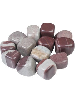 Crocon Crocon 800+ Carat, 13 Pcs Narmada Tumbled Stones and Crystals Set for Chakra Reiki Crystals Polished Stones Gemstones and Crystals Tumble for Gift Size: 20-25 mm 
