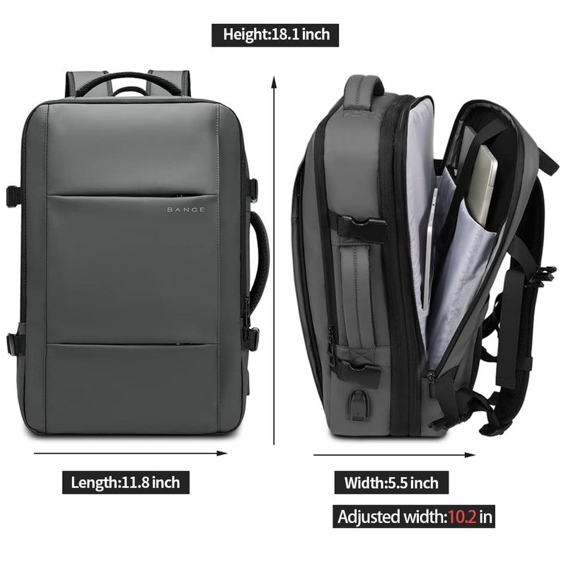 BANGE 35L Carry on Backpack,Travel Backpack for Women Men Airline Approved Gym Backpack Waterproof Business Laptop Daypackâ€¦ - Image 5