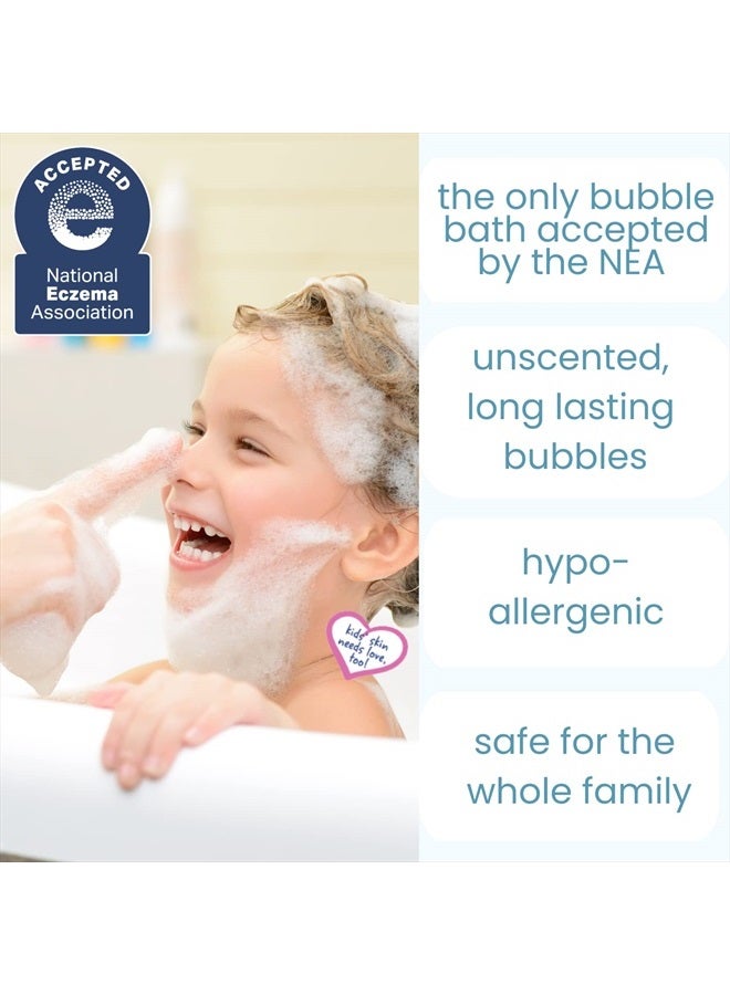 TruKid فقاعات بودز - حمام فقاعات للأطفال والرضع، معتمد من NEA للإكزيما، قنبلة حمام دقيق الشوفان المنعشة واللطيفة للبشرة الحساسة، توازن pH 7 لحساسية العين، بدون رائحة (60 بود)  - Image 5