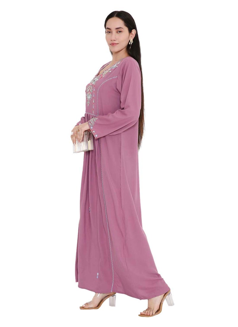 UNIQUE THREAD EMBROIDERY LONG VISCOSE MODEST WEAR ARABIC FARASHA KAFTAN JALABIYA DRESS - pzsku/ZE338F36376A949806BD0Z/45/_/1739967607/ffa44f33-d7dc-4745-bcda-70eba68fceae