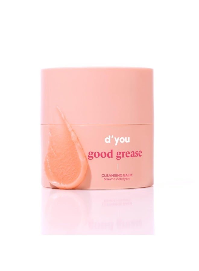 d'you d’you Good Grease Cleansing Balm – Melt-Away Makeup & Sunscreen, Deep Pore Cleanser, 50 ml, Cruelty-Free, Refillable Packaging - Image 1