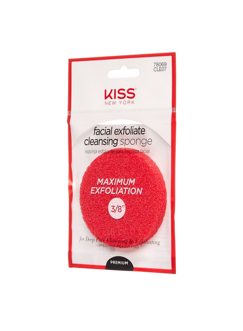 Kiss Facial Exfoliate Cleansing Sponge CLE07 - Image 2