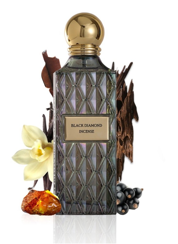 IBRAHEEM AL.QURESHI Black Diamond Incense perfume 200 ml  - Image 1