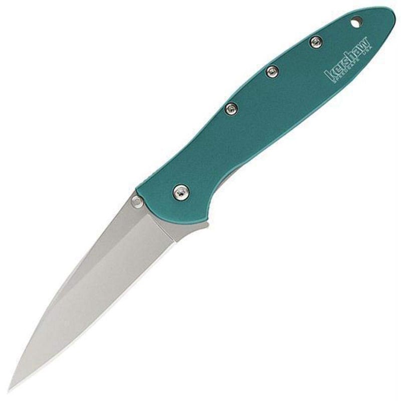 Kershaw Leek Assisted Opening Knife Teal (3" Bead Blast) 1660TEAL - Image 2