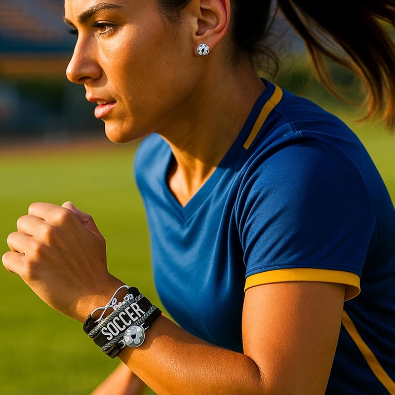 Infinity Collection Sportybella - Soccer Charm Bracelet, Adjustable Bracelet Gift for Players and the Team - Image 5