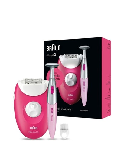 BRAUN Silk Epil3 SE3-202 pink