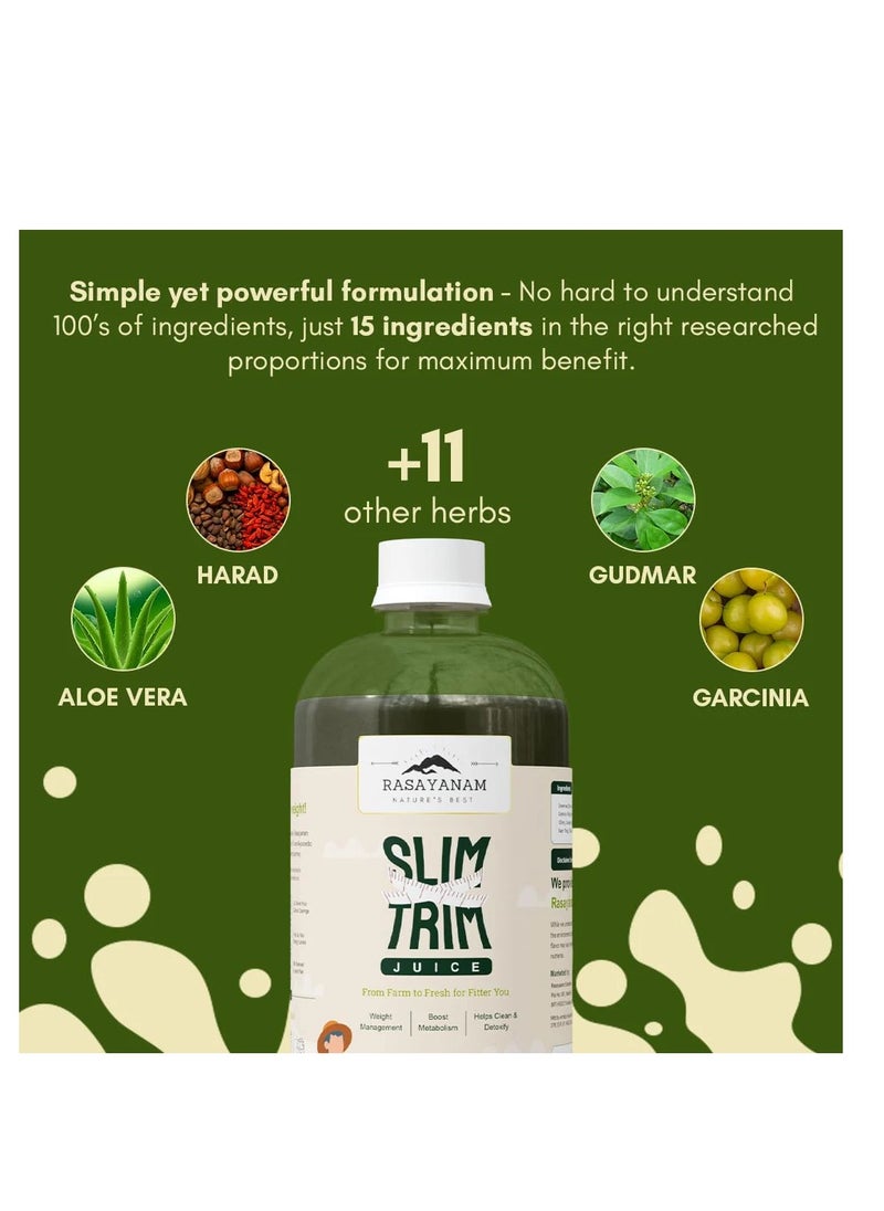 Rasayanam Slim Trim Juice  750 Ml  - Image 4