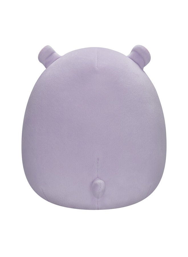 Squishmallows Large Plush 14 inch Hanna Purple Hippo with Floral Belly Officially Licensed Kellytoy Plush Toy Colorful Soft Gift for Kids Girls & Boys Washable Squishy Stuff Toy Multicolor All Age  - Image 2