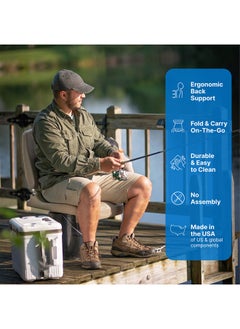 Step2 Flip Portable Folding seat, Brown  - Image 4