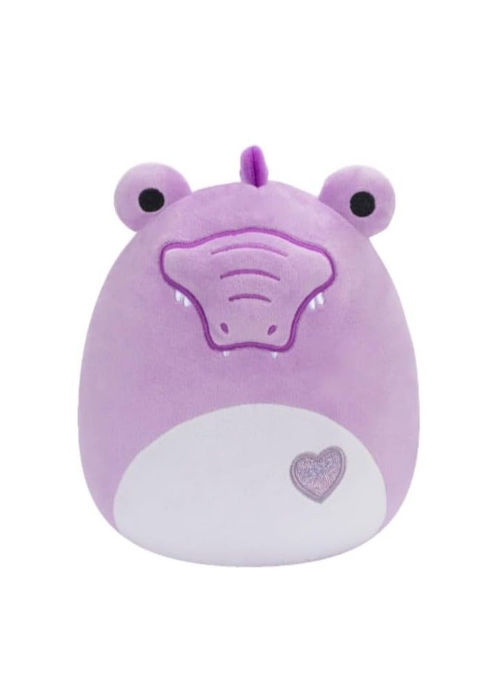 Squishmallows سكووشمالوز قلب الحلوى فالنتاين - الأرنب التمساح، 5 إنش - Image 1