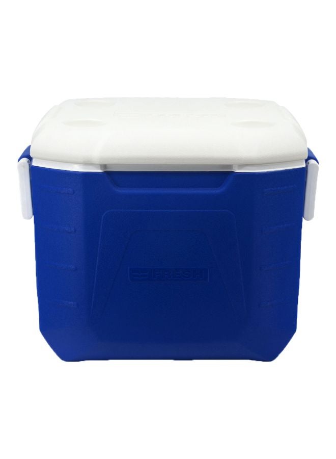 Fresh Beverage Cooler With Handle Blue/White - Image 1