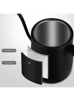 Generic Electric Gooseneck Kettle 304 Stainless Steel Coffee and Tea Pot Automatic Temperature Control and Constant Temperature, Quick Heating (BLack)  - Image 5