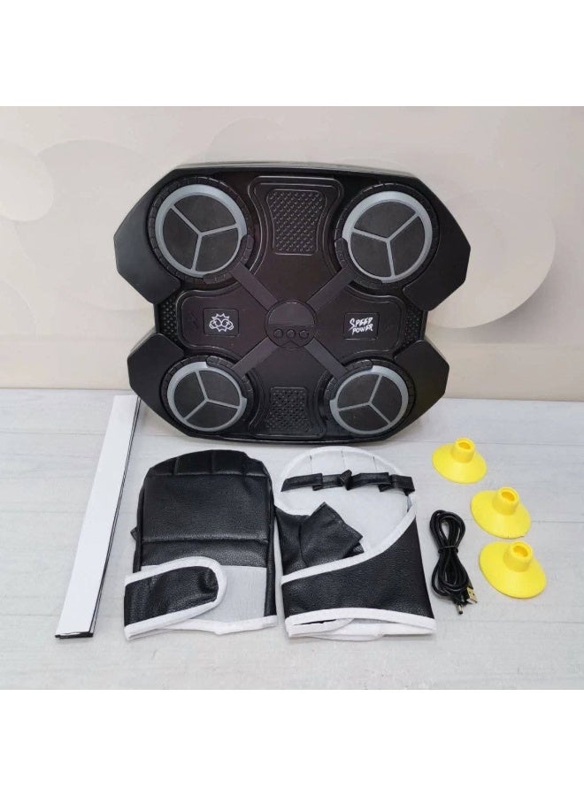 Smart Boxing & Reaction Training Machine with Gloves – USB Rechargeable - Image 1