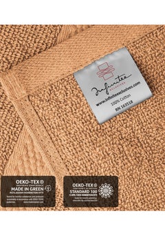 Infinitee Xclusives Premium Sand Hand Towels - Pack of 6, 40 x 70 cm Bathroom Hand Towel Set, Hotel & Spa Quality Hand Towels for Bathroom, Highly Absorbent and Super Soft Bathroom Towels by Infinitee Xclusives  - Image 5