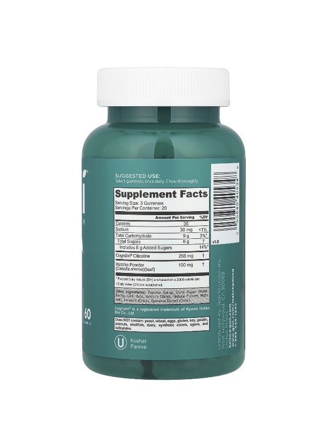 Goli Nutrition Goli Nutrition, Matcha Mind Cognitive Gummies, 60 Gummies  - Image 2